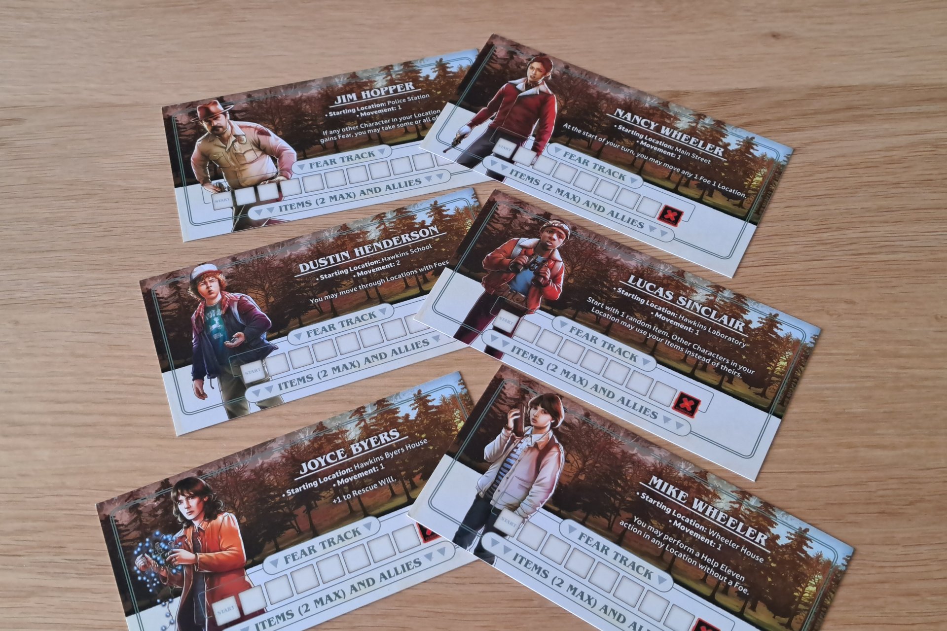 Six character dashboards